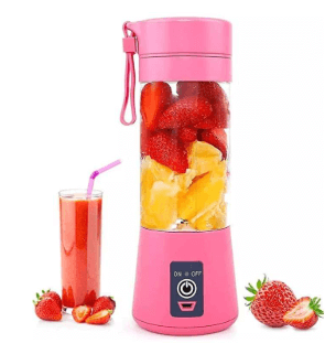 Portable USB Juicer Machine – Heavy Duty 6-Blade Smoothie Maker – Free Delivery