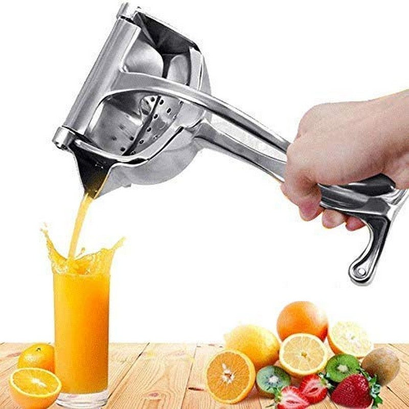Heavy-Duty Manual Fruit Juicer – Aluminum Alloy Hand Press for Orange, Lemon & Pomegranate
