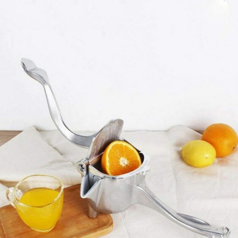Heavy-Duty Manual Fruit Juicer – Aluminum Alloy Hand Press for Orange, Lemon & Pomegranate