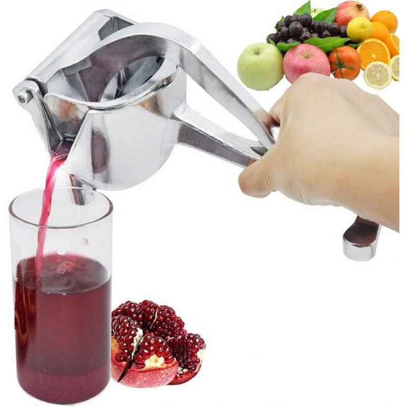 Heavy-Duty Manual Fruit Juicer – Aluminum Alloy Hand Press for Orange, Lemon & Pomegranate