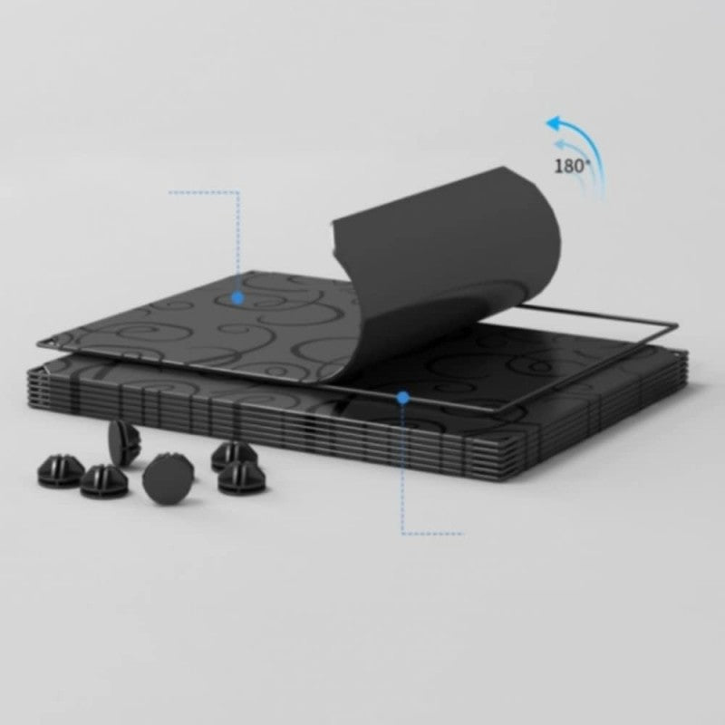 4-Layer Shoe Organizer Cabinet with Transparent Doors – Dust-Proof Stackable Shoe Rack