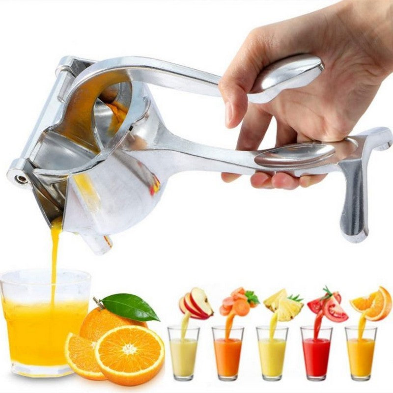 Heavy-Duty Manual Fruit Juicer – Aluminum Alloy Hand Press for Orange, Lemon & Pomegranate