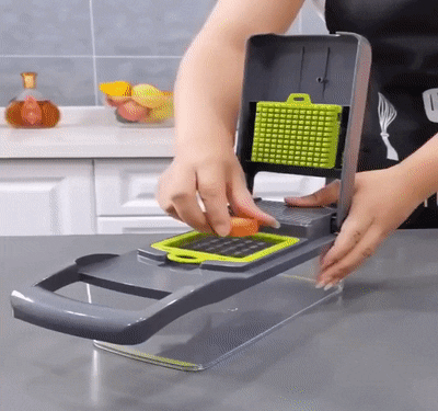 22-in-1 Vegetable Chopper & Mandoline Slicer – Ultimate Manual Kitchen Cutter with Container