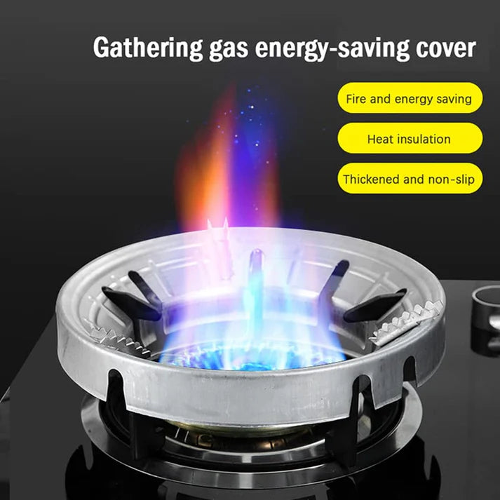 Gas Saving Net & Stand for Stove – Universal Windproof Fire Gathering Cover – Save Gas Bills